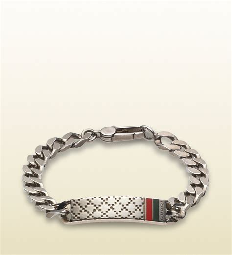 men's bracelet gucci|luxury silver bracelets for men.